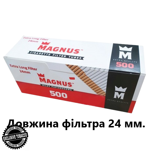 Гильзы для сигарет Magnus (фильтрующий картридж 24 мм)
